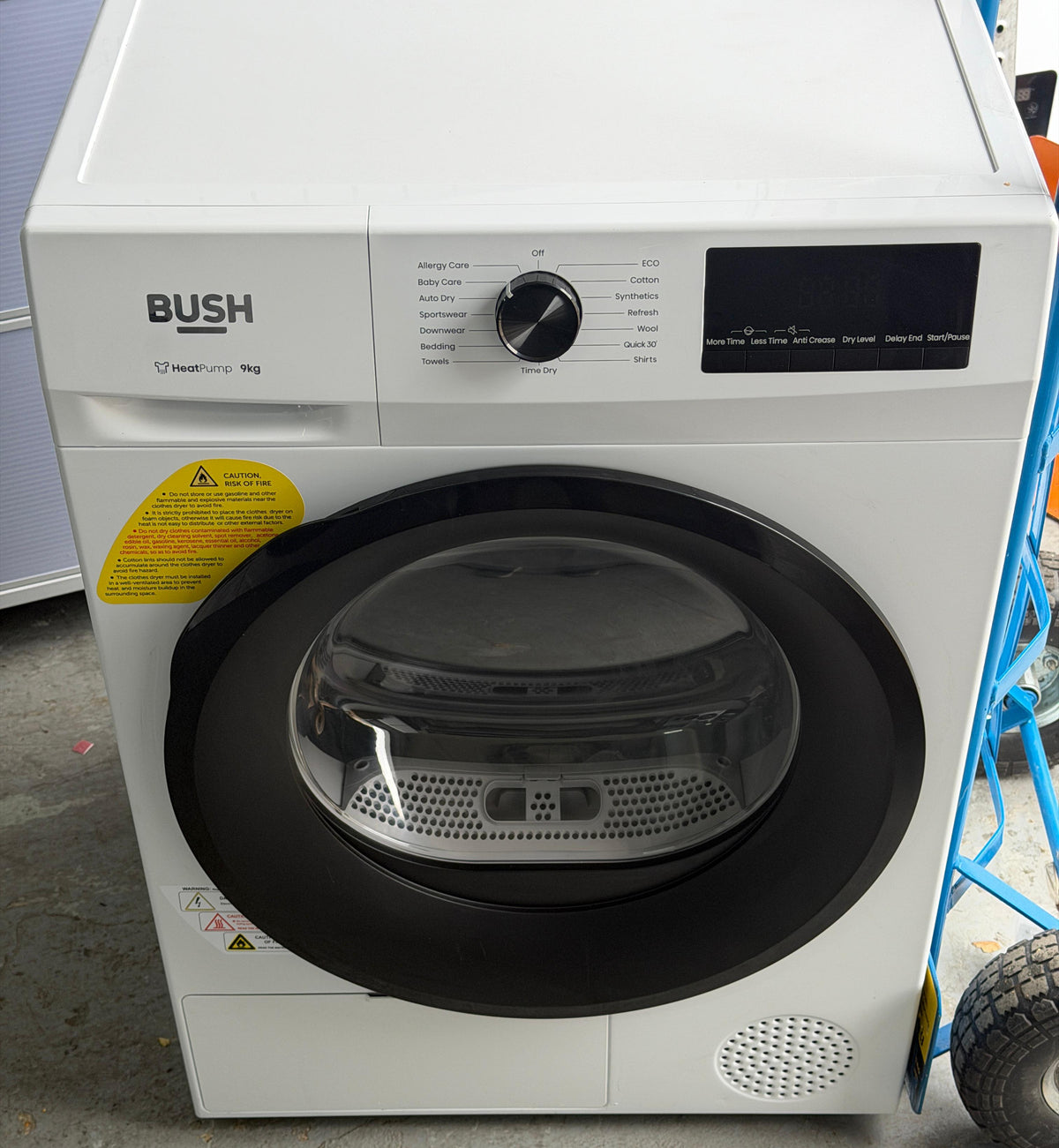 Refurbished Bush TDHP9KG2025 9kg Heat Pump Tumble Dryer – White