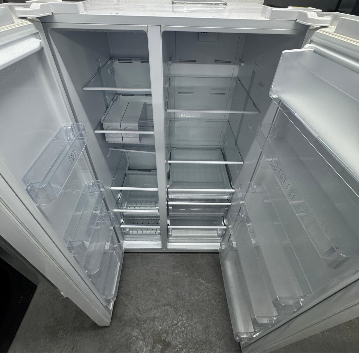 Refurbished Beko ASL141W 558L American Style Fridge Freezer - White