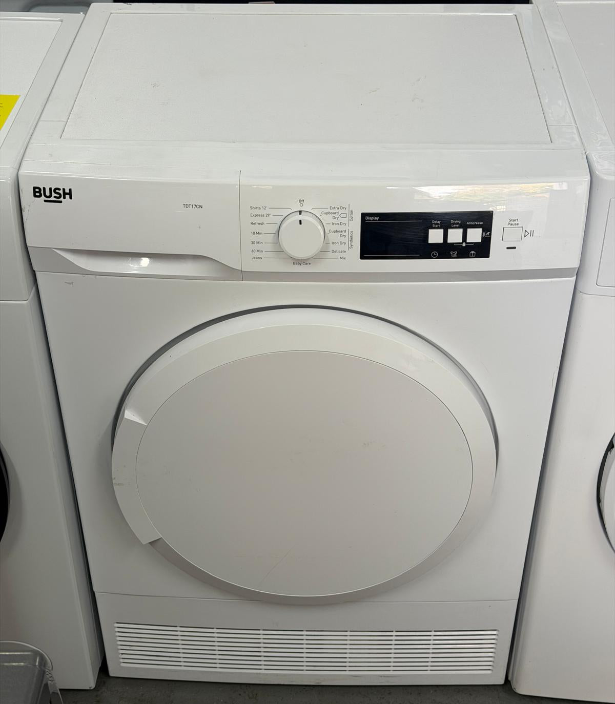 Refurbished Bush TDT17CN 7kg Condenser Tumble Dryer – White
