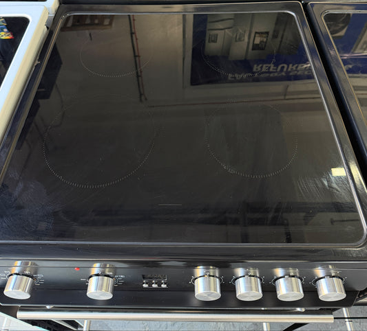 Hisense HDE3211BBUK 60cm Double Oven Electric Ceramic Cooker - Unused Grade A - Black