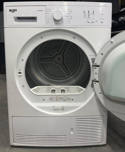 Refurbished Bush TD7CNBCW 7kg Condenser Tumble Dryer – White