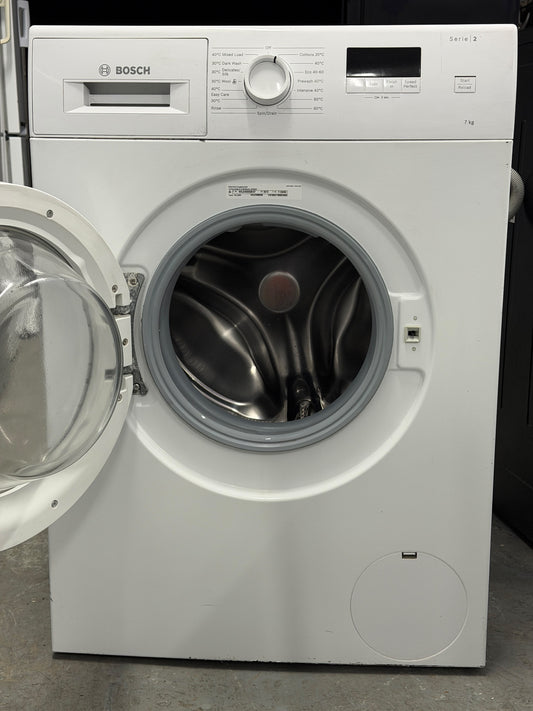 Refurbished Bosch Serie 2 WAJ24006GB 7kg 1200RPM Washing Machine – White