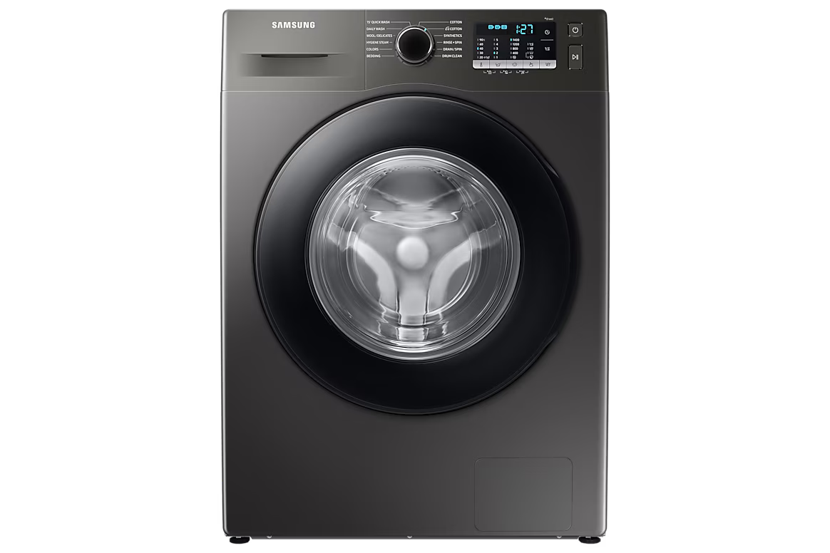 Refurbished Samsung WW80TA046AX 8Kg 1400RPM Washing Machine – Platinum Silver