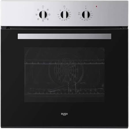 Bush BIBFOSAX 56L Built-In Single Electric Oven - Silver - Unused Grade A
