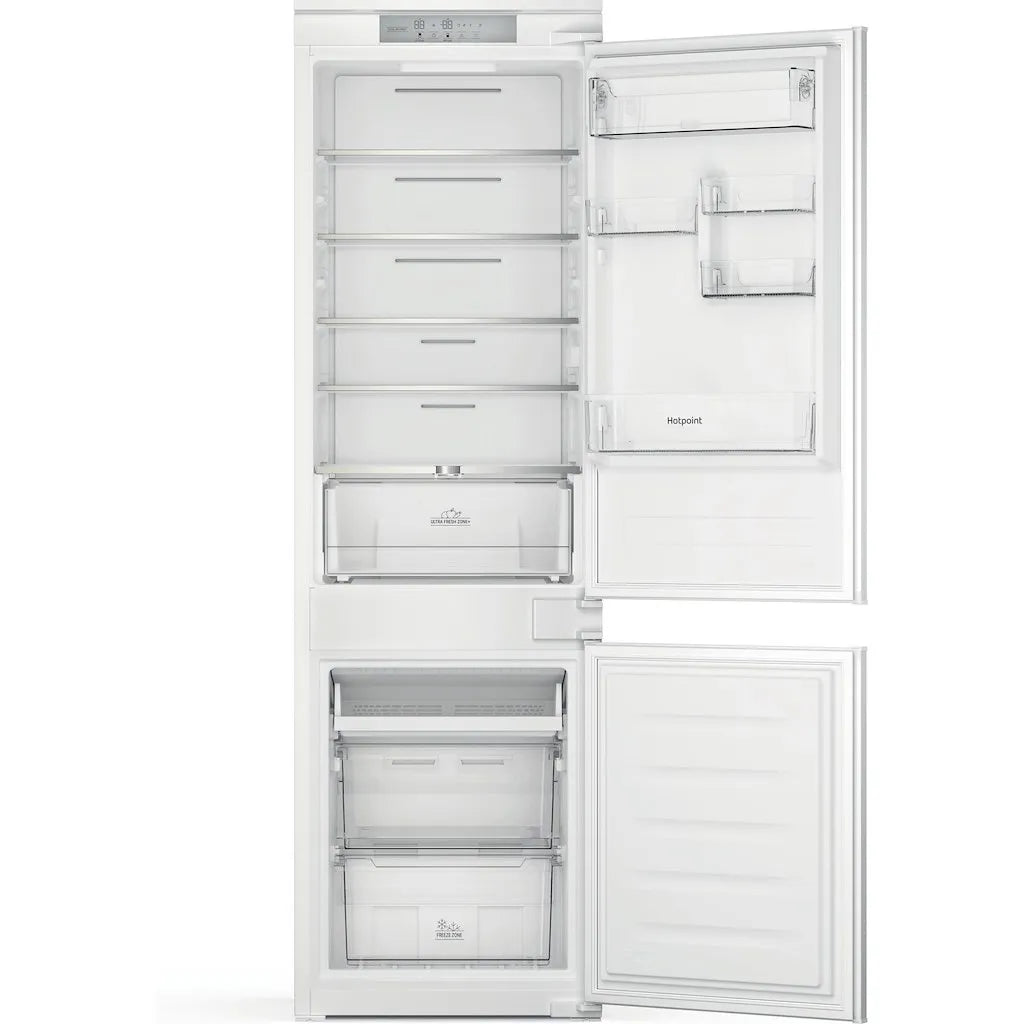Refurbished Hotpoint HTC18T514UK 250L 70/30 Integrated Fridge Freezer - White
