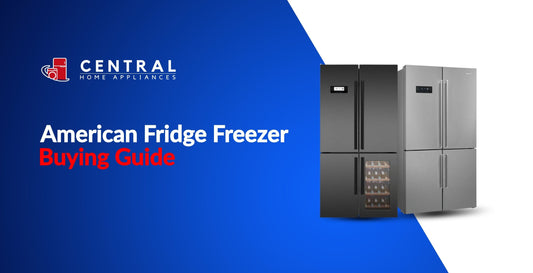 the blog post banner titled American Fridge Freezer Buying Guide