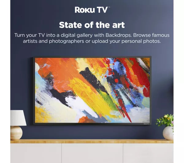 Refurbished JVC LT-40CR330 Roku TV 40" Smart Full HD HDR LED TV