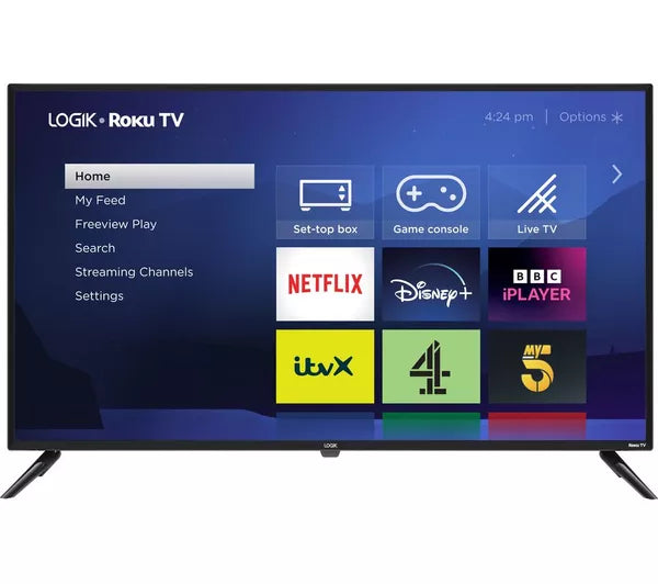 Refurbished LOGIK L40RFE23 Roku TV 40" Smart Full HD HDR LED TV