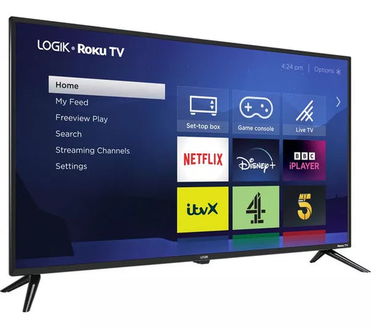 Refurbished LOGIK L40RFE23 Roku TV 40" Smart Full HD HDR LED TV