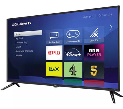 Refurbished LOGIK L40RFE23 Roku TV 40" Smart Full HD HDR LED TV