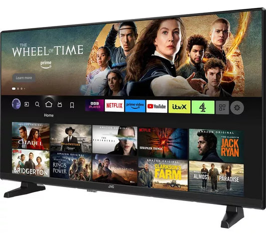 Refurbished JVC LT-32CF230 Fire TV 32" Smart HD Ready HDR LED TV with Alexa