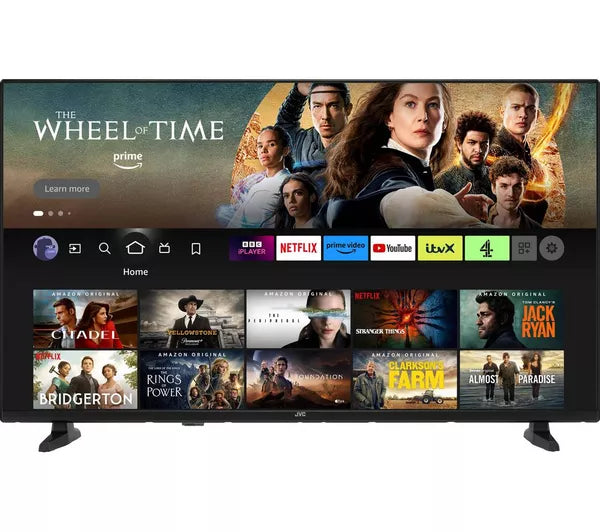 Refurbished JVC LT-40CF330 Fire TV 40" Smart Full HD HDR LED TV.