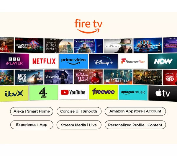 Refurbished TCL SF540K 40" LED Full HD HDR Smart Fire TV - 40SF540K