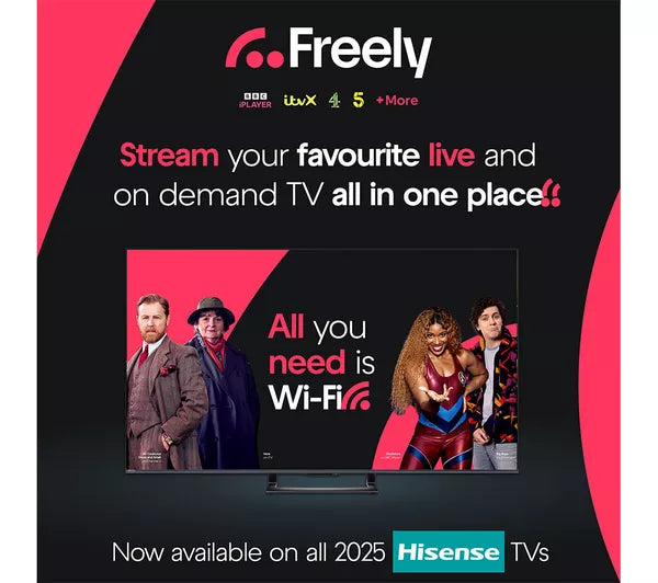 Hisense 55A6QTUK 55" 4K UHD Smart TV - Unused - Grade A