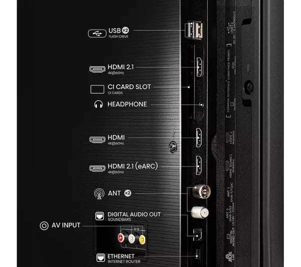 Hisense 55A6QTUK 55" 4K UHD Smart TV - Unused - Grade A