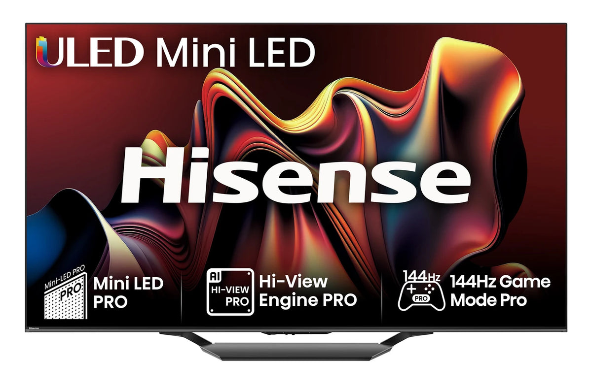 Hisense 55U7NQTUK 55" 4K Mini-LED Smart TV - New Boxed A - Black