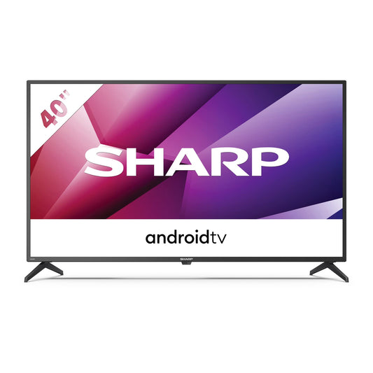 Refurbished SHARP 2T-C40FI2KF2AB 40" Full HD LED Android Smart TV with Google Assistant