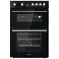 Hisense HDE3211BBUK 60cm Double Oven Electric Ceramic Cooker - New Grade A - Black