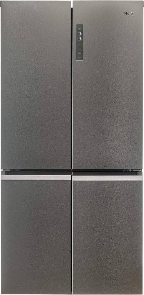 Refurbished Haier HTF-540DP7 528L French Door American Fridge Freezer – Platinum Inox