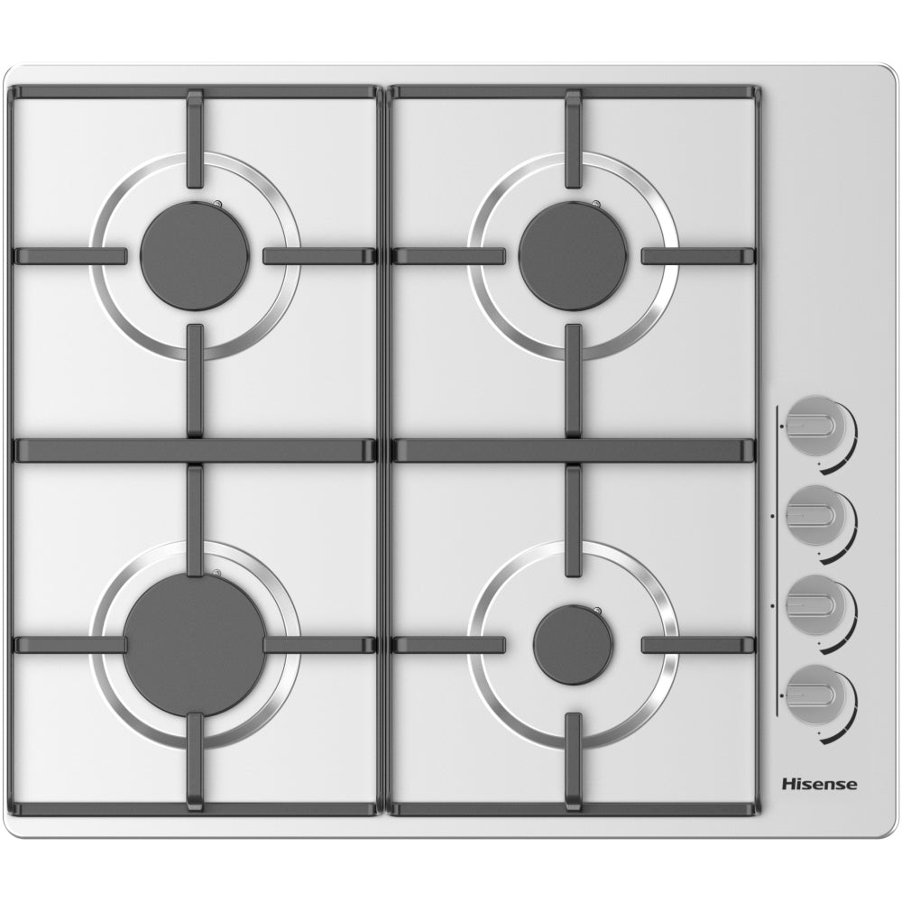 Hisense GM642XHS 60cm Built-In Gas Hob - New Grade A - Stainless Steel