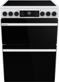 Hisense HDCEC6C20W 60cm Double Oven Electric Ceramic Cooker - New Grade A - White