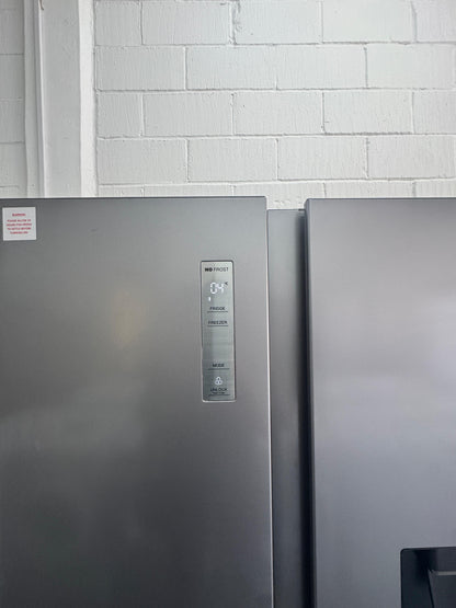 Refurbished Fridgemaster American Style Fridge Freezer – 519L Silver | MS91520DES