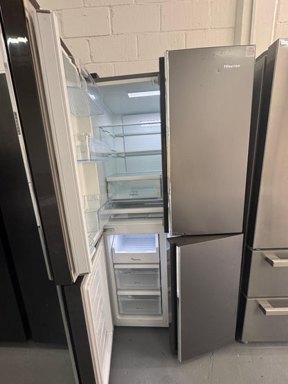 Refurbished Hisense American Style 4-Door Fridge Freezer – 556L Black | RQ689N4BD1