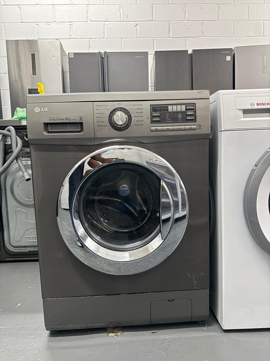 Refurbished LG 8kg Washing Machine – 1200 rpm | F1296TDA7