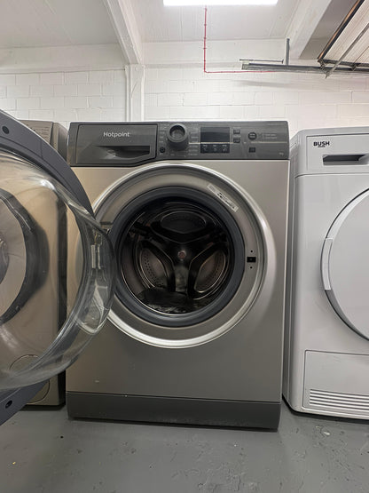 Refurbished Hotpoint 9kg Washing Machine – Graphite | NSWR944C