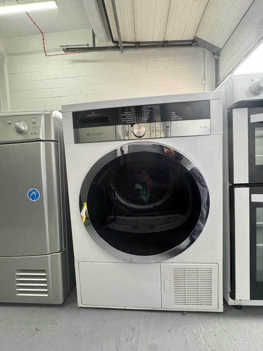 Refurbished Grundig 8kg Heat Pump Tumble Dryer – White | GTN38250HGCW