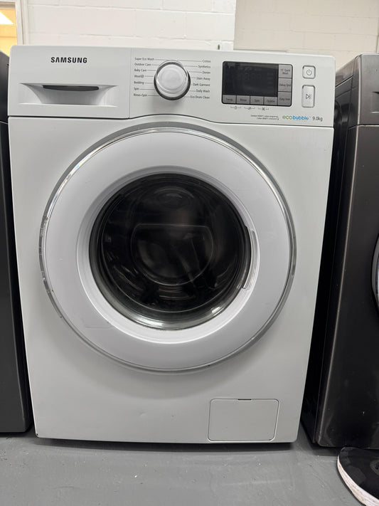 Refurbished Samsung 9 kg Washing Machine – White | WF90F5E5U4W