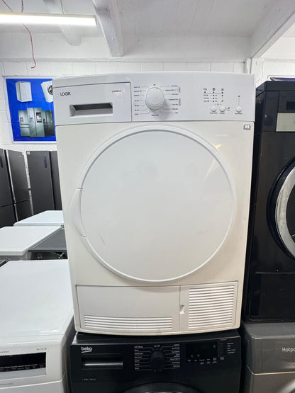 Refurbished Logik 8kg Condenser Tumble Dryer – White | LCD8W18