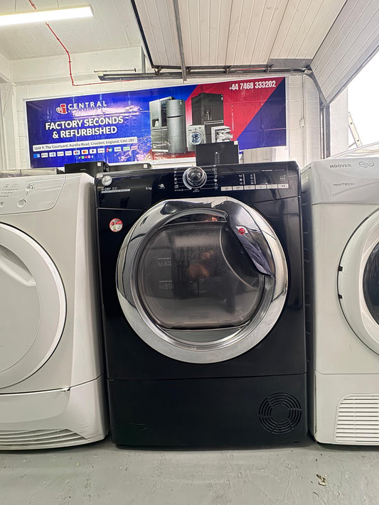 Refurbished Hoover 9kg Condenser Tumble Dryer – Black | HLEC9TCEB-80