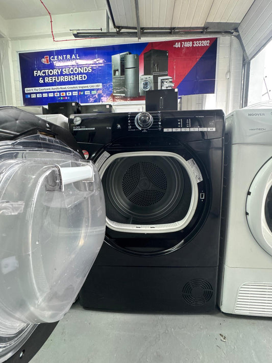 Refurbished Hoover 9kg Condenser Tumble Dryer – Black | HLEC9TCEB-80