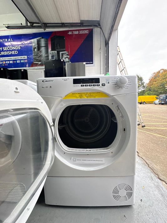 Refurbished Candy 10kg Condenser Tumble Dryer – White | GVSC10DCG‑80