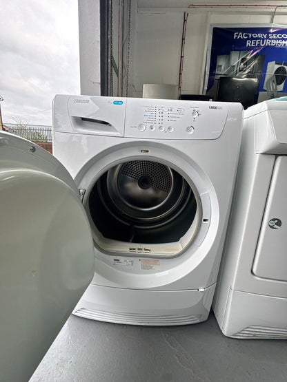Refurbished Zanussi 7kg Condenser Tumble Dryer – White | ZDP7206PZ