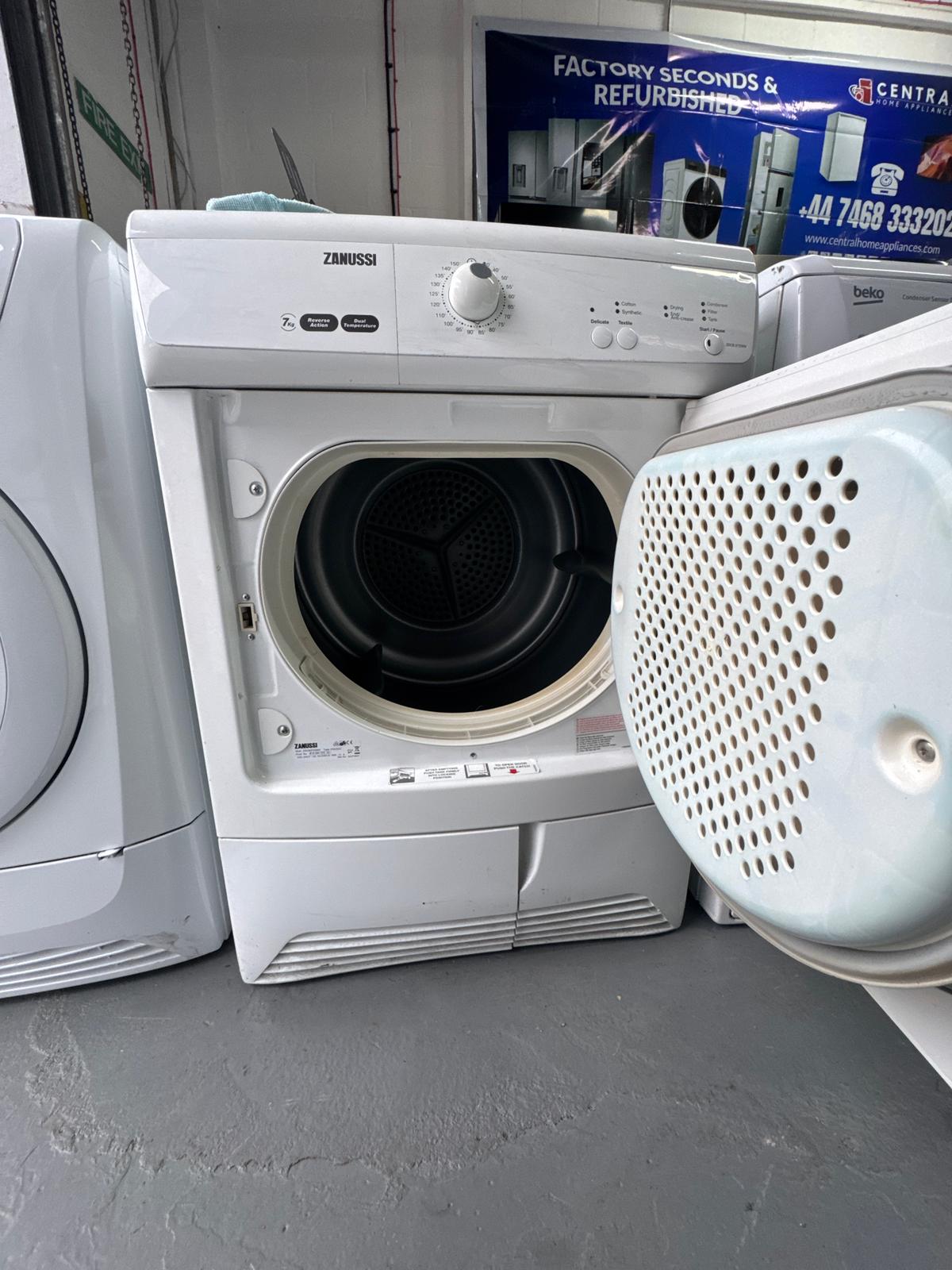 Refurbished Zanussi 7kg Condenser Tumble Dryer – White | ZDCB37209W