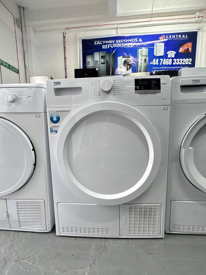 Refurbished Beko 8kg Condenser Tumble Dryer – White | DCX83100W