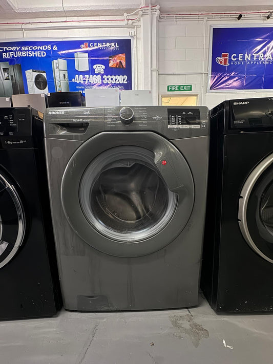 Refurbished Hoover 8kg 1600rpm Washing Machine – Graphite | DHL1682D3R1-80