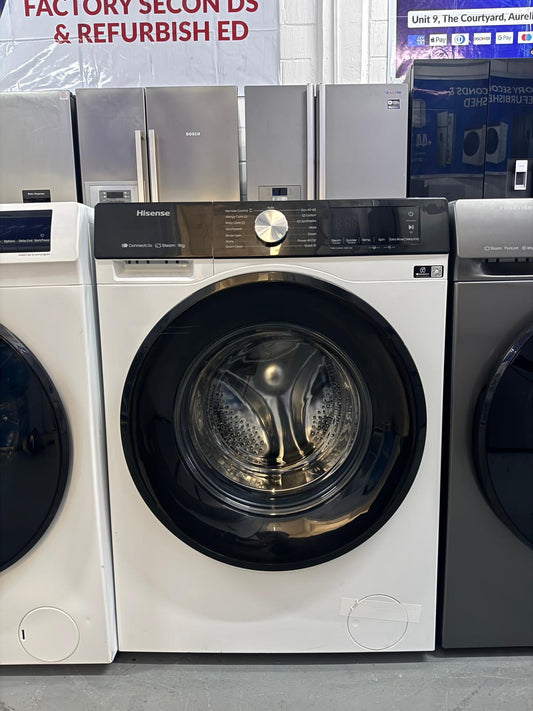 Hisense 9 kg 1400 Spin Washing Machine – Factory Seconds | WF3S9043BW3