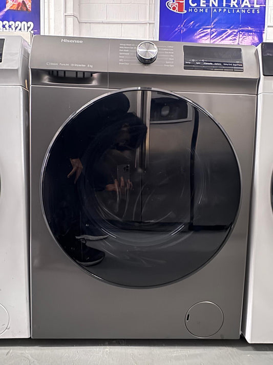 Hisense 8kg 1400 Spin Washing Machine – Factory Seconds  | WFQA8014EVJMT
