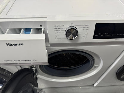 Hisense 8kg 1400 Spin Washing Machine – Factory Seconds | WFQA8014EVJM