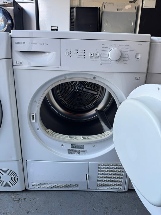 Refurbished Beko 8 kg Condenser Tumble Dryer – DSC85W