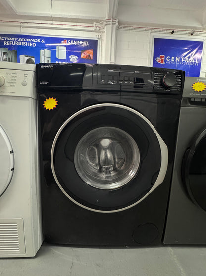 Refurbished Sharp 8 kg Washing Machine - ES-NFB814BSNA
