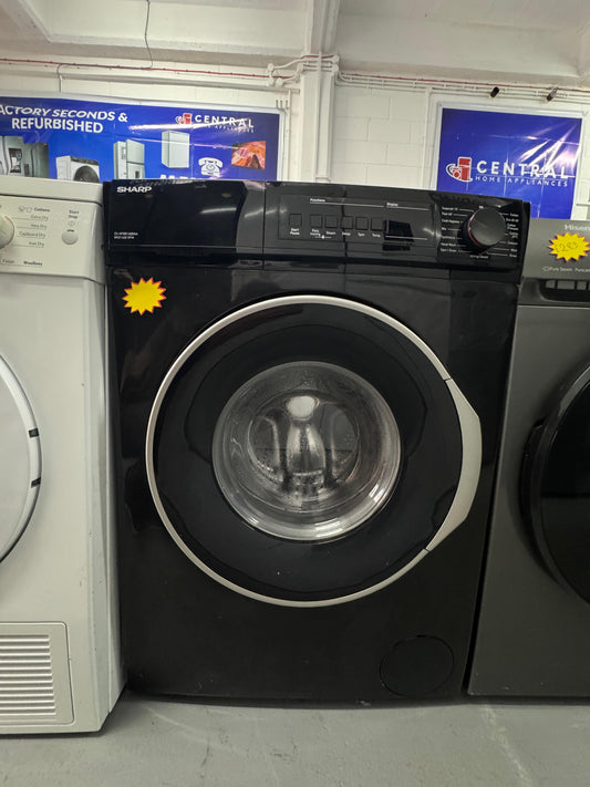Refurbished Sharp 8 kg Washing Machine - ES-NFB814BSNA