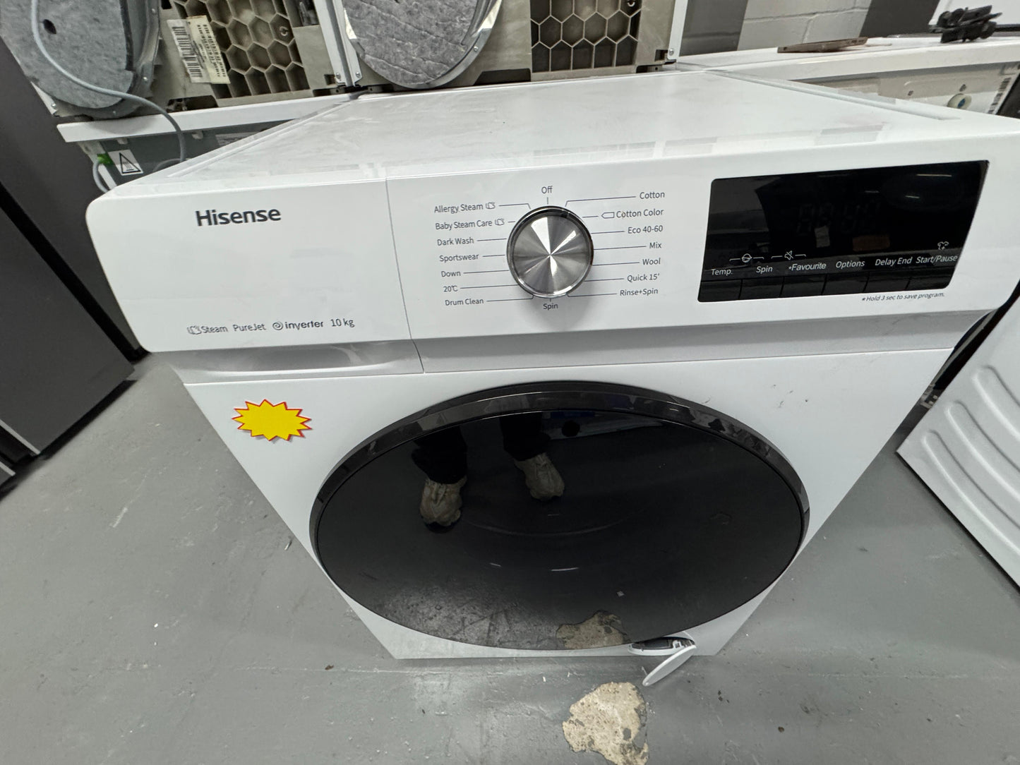 Refurbished Hisense 10 kg Washing Machine – WFQA1014EVJM