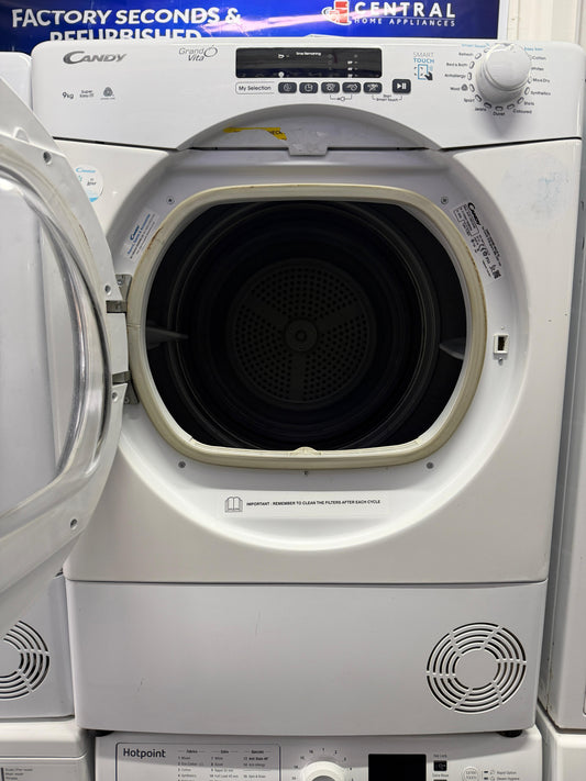 Refurbished Candy GVS C9DCG-80 9 kg Condenser Tumble Dryer