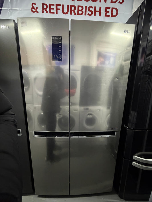 Refurbished LG 601L GSM760PZXZ Side-by-Side Fridge Freezer