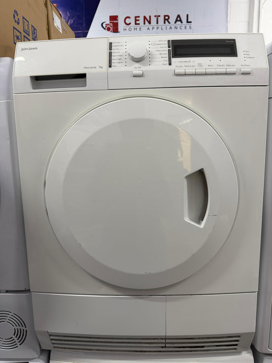 Refurbished John Lewis JLTDH18 8kg Heat Pump Tumble Dryer