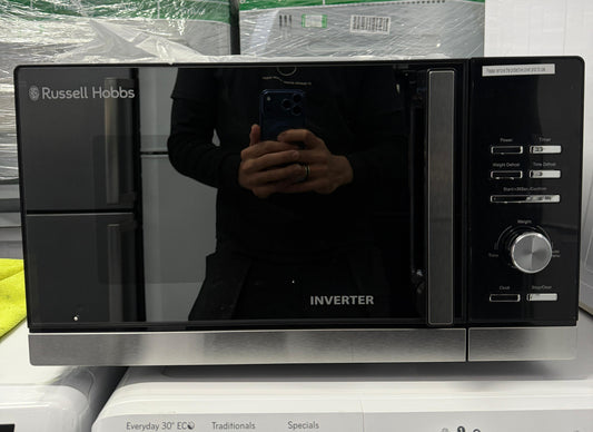 Russell Hobbs RHMI2503B 25L Inverter Microwave - Black - New Grade A